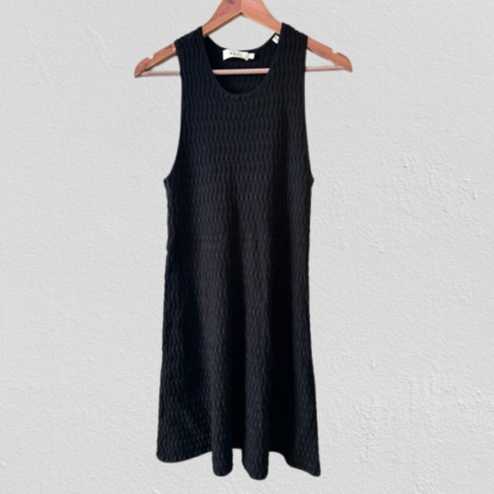 A.L.C. Black Sleeveless Viscose/Nylon Dress Women's Large